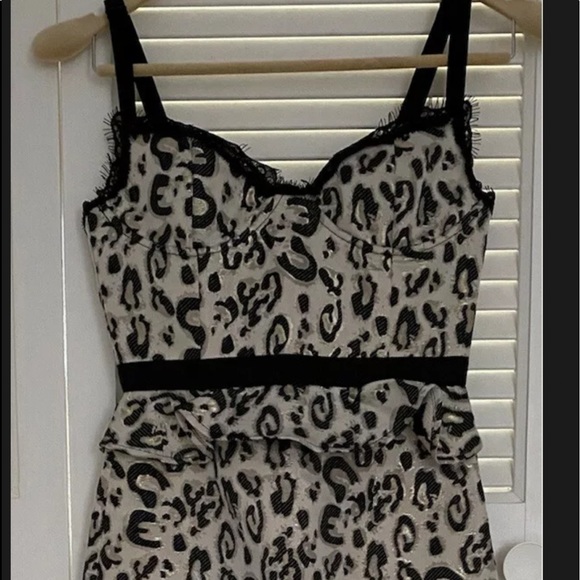 V. Chapman Jacquard Bustier Dress - Picture 4 of 7